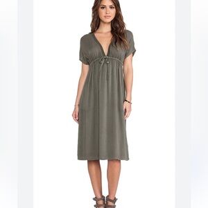 James Perse Olive Midi Dress